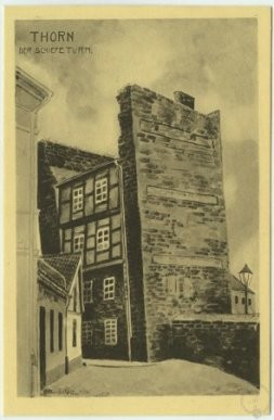 Krzywa Wieża Toruń - pocztówka