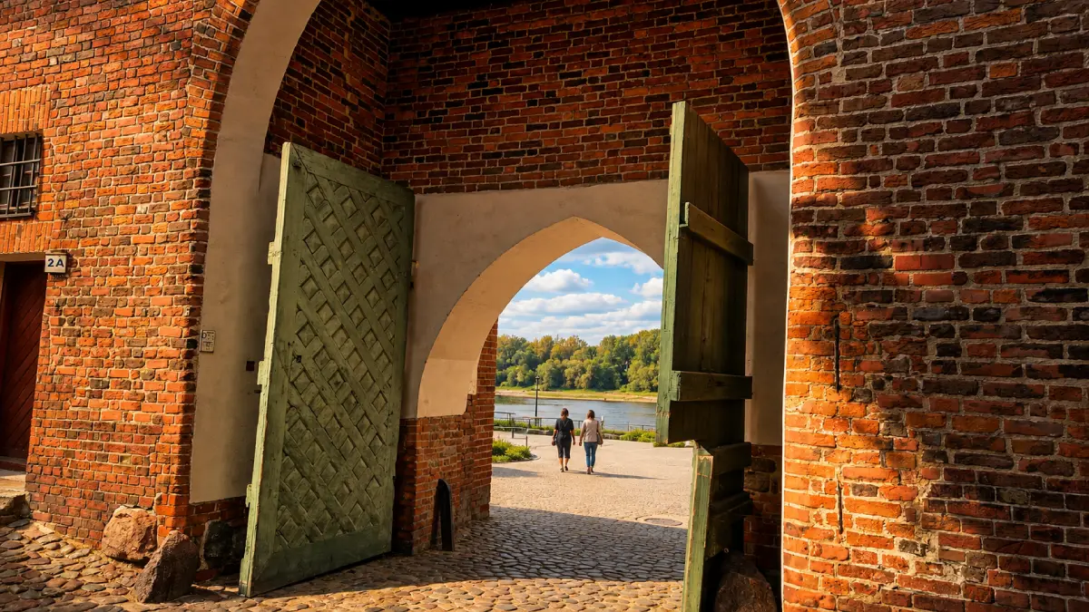 Wnęka na bronę w Bramie Klasztornej