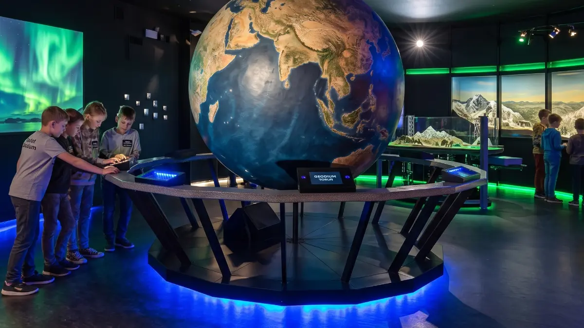 Interaktywna wystawa Geodium w Toruniu