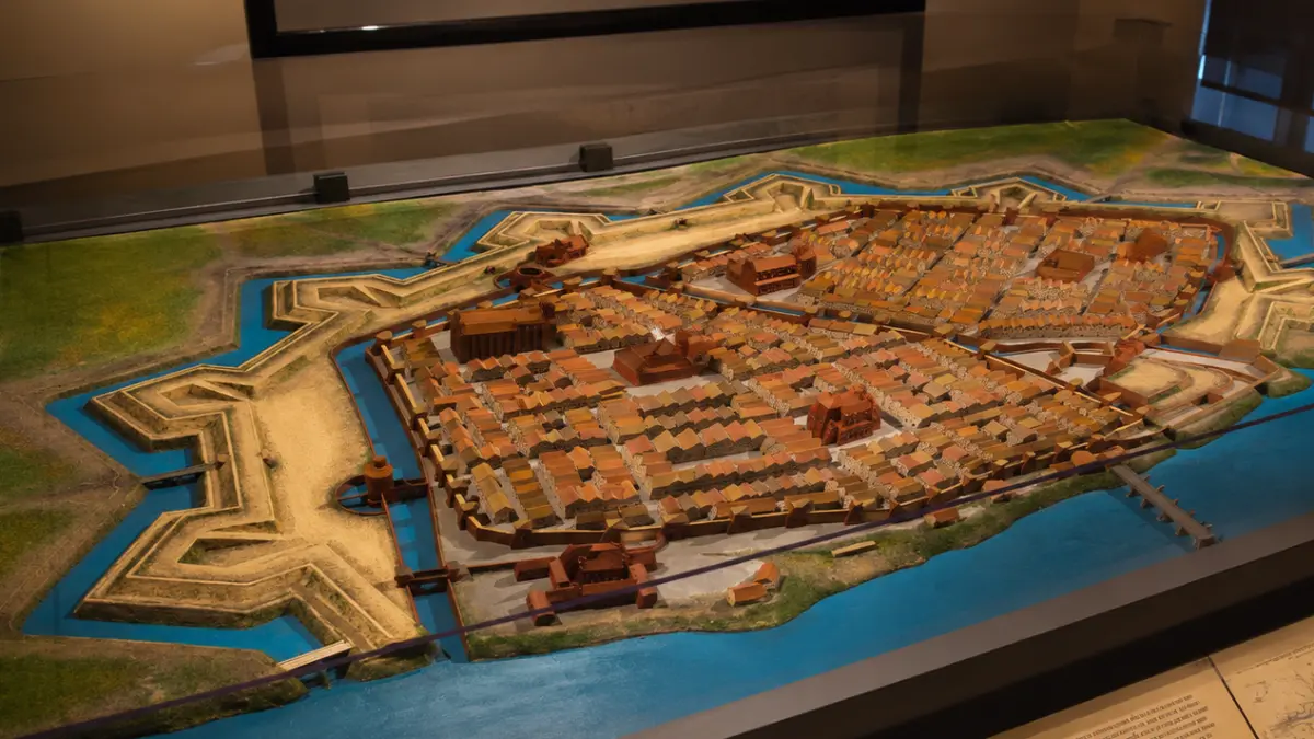Wielka makieta pruskich fortów w Muzeum Twierdzy Toruń